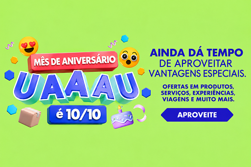 Aniv Uau | Banners Sustentação Home Carrossel