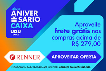 Aniv CAIXA | Site Uau Carrossel home_Renner Frete Gratis