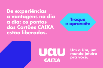 Banner home pontos chegaram