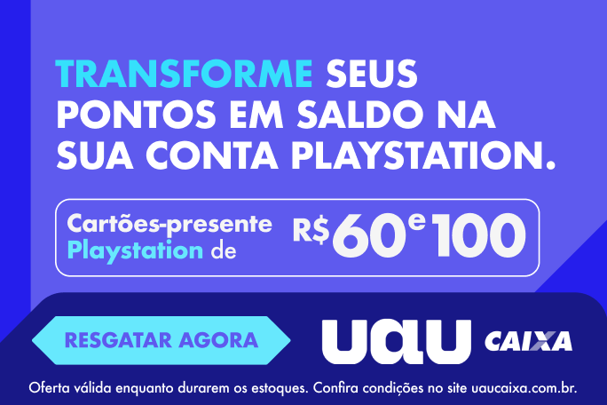 Banner Home | Cartão Playstation
