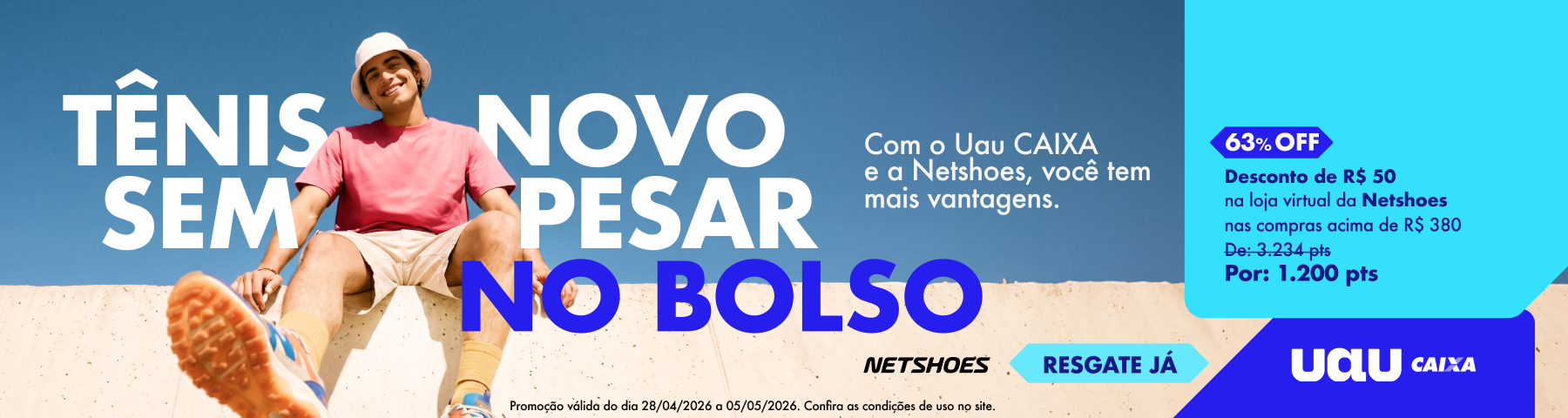 Banner Home | Ofertas NETSHOES